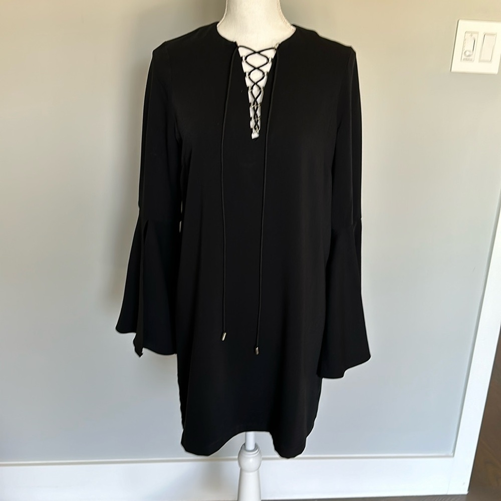 Fun Black Swing Dress